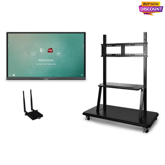 Viewsonic Ifp6550-E2 Interactive Whiteboard 165.1 Cm (65") 3840 X 2160 Pixels Touchscreen Black