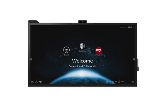 Viewsonic Ifp6570 Interactive Whiteboard 165.1 Cm (65") 3840 X 2160 Pixels Touchscreen Black Hdmi