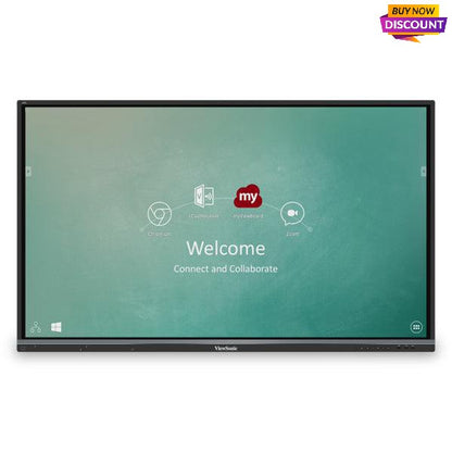 Viewsonic Ifp7550-E1 Interactive Whiteboard 190.5 Cm (75") 3840 X 2160 Pixels Touchscreen Black