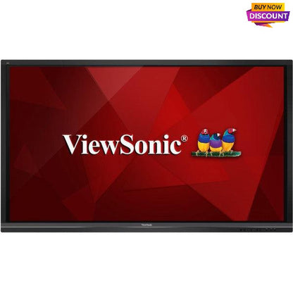 Viewsonic Ifp7550 Interactive Whiteboard 190.5 Cm (75") 3840 X 2160 Pixels Touchscreen Black