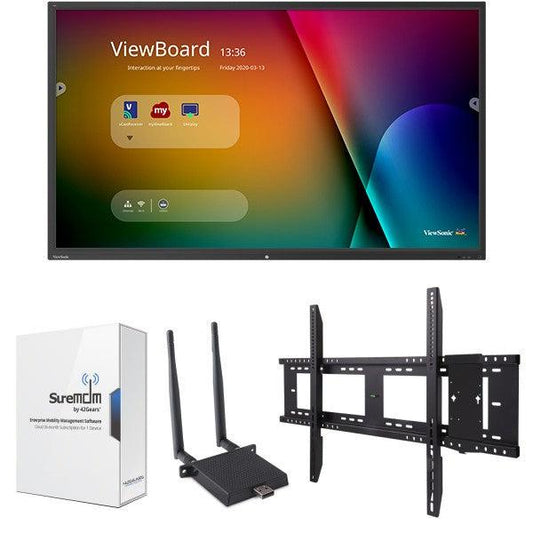 Viewsonic Ifp8650-M1 Interactive Whiteboard 2.18 M (86") 3840 X 2160 Pixels Touchscreen Black