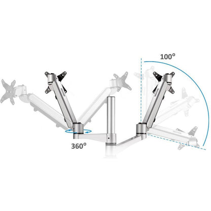 Viewsonic Lcd-Dma-002 Monitor Mount / Stand 68.6 Cm (27") Clamp Black, Silver