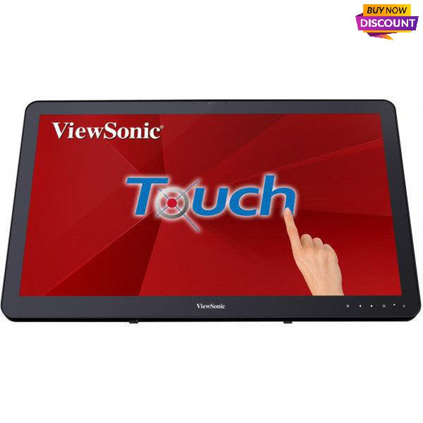 Viewsonic Td2430 Touch Screen Monitor 59.9 Cm (23.6") 1920 X 1080 Pixels Multi-Touch Multi-User Black