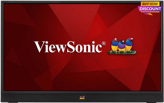 Viewsonic Va1655 Touch Screen Monitor 40.6 Cm (16") 1920 X 1080 Pixels Black