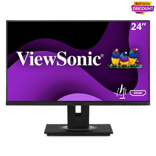 Viewsonic Vg Series Vg2448A 61 Cm (24") 1920 X 1080 Pixels Full Hd Led Black