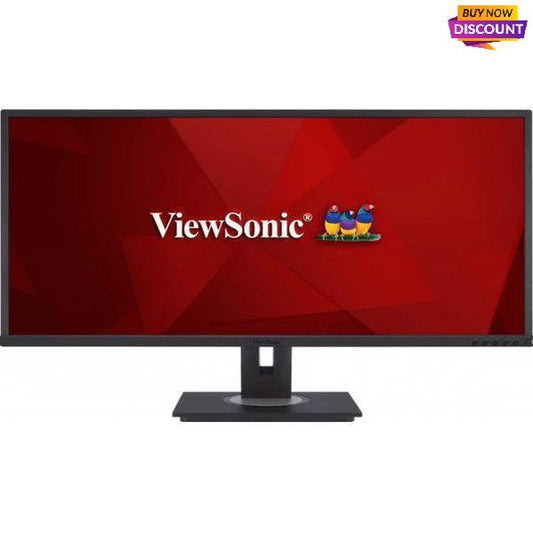 Viewsonic Vg Series Vg3456 Computer Monitor 86.6 Cm (34.1") 3440 X 1440 Pixels Ultrawide Quad Hd Led Black