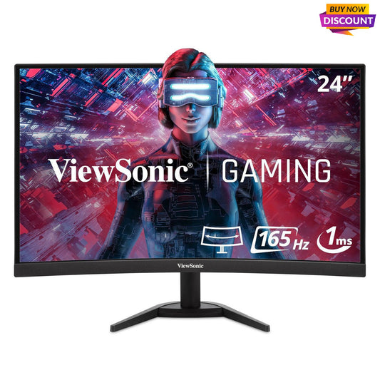 Viewsonic Vx Series Vx2468-Pc-Mhd Led Display 61 Cm (24") 1920 X 1080 Pixels Full Hd Black