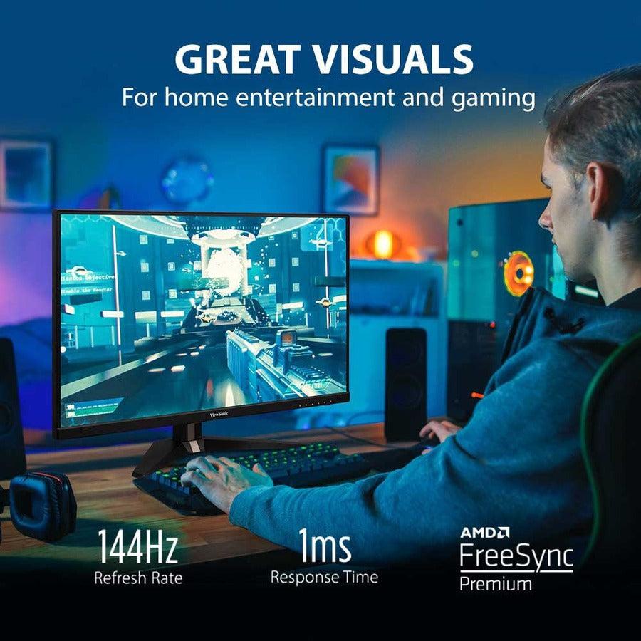 Viewsonic Vx Series 27In Ips Freesync Prem Mon 25X14 1Ms 68.6 Cm (27") 2560 X 1440 Pixels 2K Ultra Hd Led Black