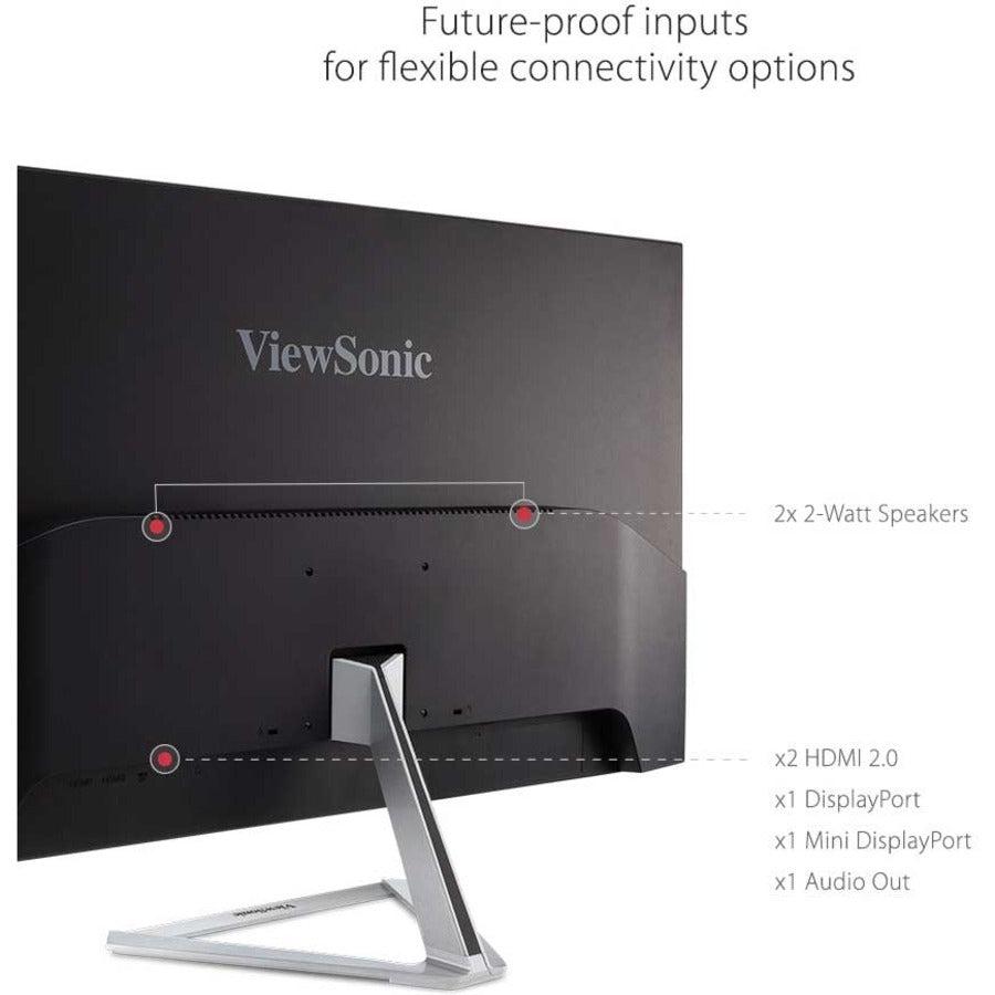 Viewsonic Vx Series Vx3276-4K-Mhd 81.3 Cm (32") 3840 X 2160 Pixels 4K Ultra Hd Led Silver