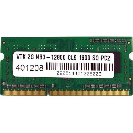 Visiontek 2Gb Ddr3 1600 Mhz (Pc3-12800) Cl9 Sodimm - Notebook