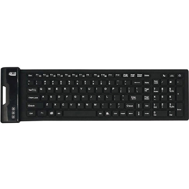 Waterproof Flexible Keyboard,Antimicrobial/Wash/108Keys/Usb