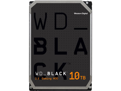 Wd Black 10Tb Performance Desktop Hard Disk Drive - 7200 Rpm Sata 6Gb/S 256Mb Cache 3.5 Inch - Wd101Fzbx
