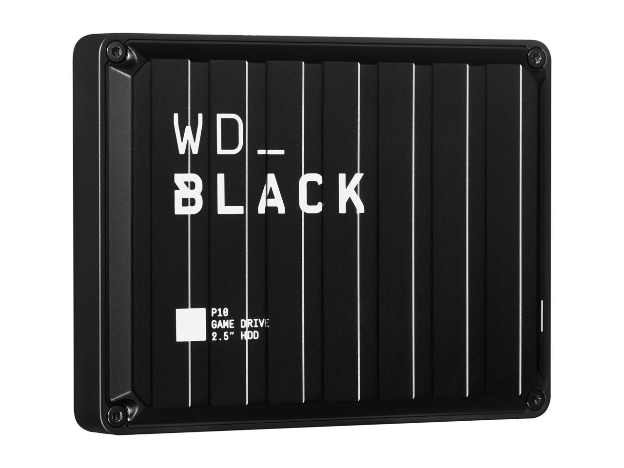 Wd Black 4Tb P10 Game Drive Portable External Hard Drive For Ps5/Ps4/Xbox One/Pc/Mac Usb 3.2 (Wdba3A0040Bbk-Wesn)