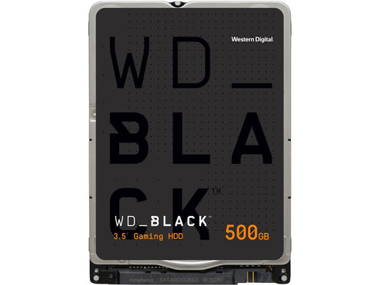 Wd Black 500Gb Performance Laptop Hard Disk Drive - 7200 Rpm Sata 6Gb/S 32Mb Cache 2.5" - Wd5000Lplx