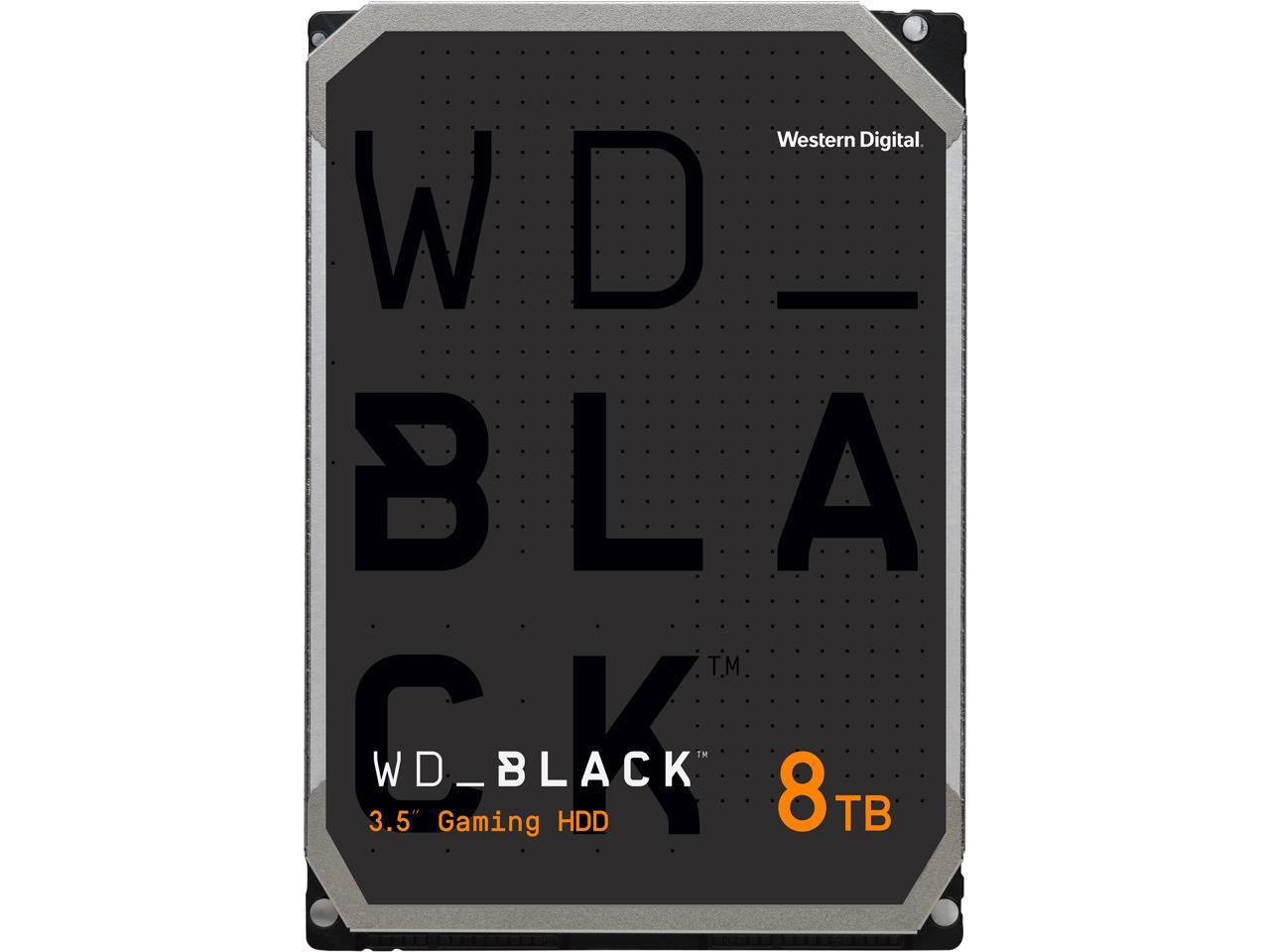 Wd Black 8Tb Performance Internal Hard Drive 7200 Rpm 256Mb Cache Sata 6.0Gb/S 3.5" - Wd8001Fzbx