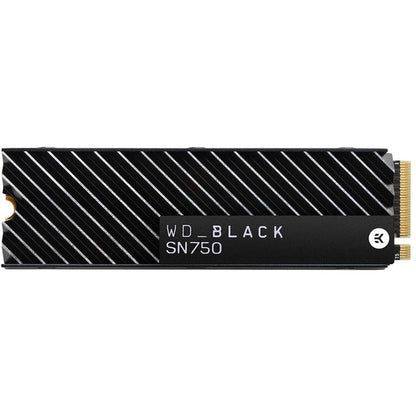 Wd Black Sn750 Wds200T3Xhc 2 Tb Solid State Drive With Heatsink - Pci Express (Pci Express 3.0 X4) - 1200 Tb (Tbw) - Internal - M.2 2280