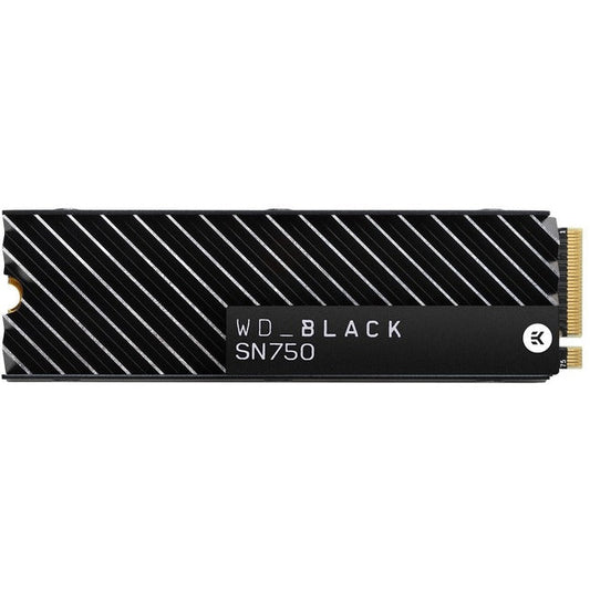 Wd Black Sn750 Wds200T3Xhc 2 Tb Solid State Drive With Heatsink - Pci Express (Pci Express 3.0 X4) - 1200 Tb (Tbw) - Internal - M.2 2280