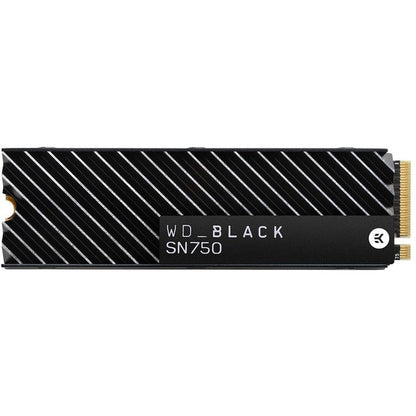 Wd Black Sn750 Wds500G3Xhc 500 Gb Solid State Drive With Heatsink - Pci Express (Pci Express 3.0 X4) - 300 Tb (Tbw) - Internal - M.2 2280