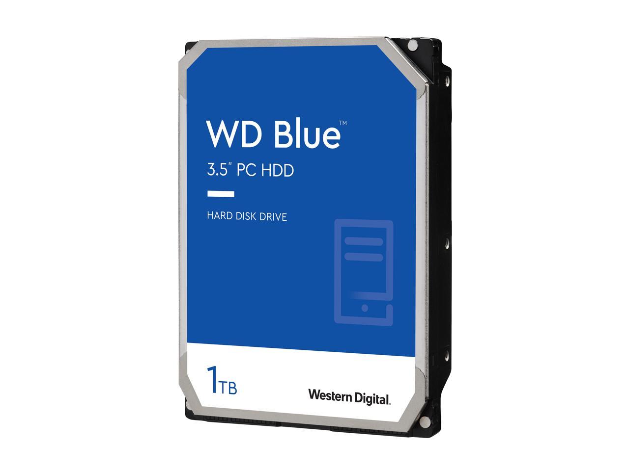 Wd Blue 1Tb Desktop Hard Disk Drive - 7200 Rpm Sata 6Gb/S 64Mb Cache 3.5 Inch - Wd10Ezex - Oem