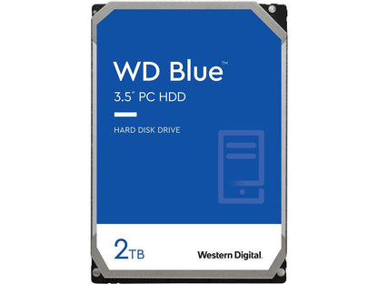 Wd Blue 2Tb Desktop Hard Disk Drive - 5400 Rpm Sata 6Gb/S 256Mb Cache 3.5 Inch - Wd20Ezaz