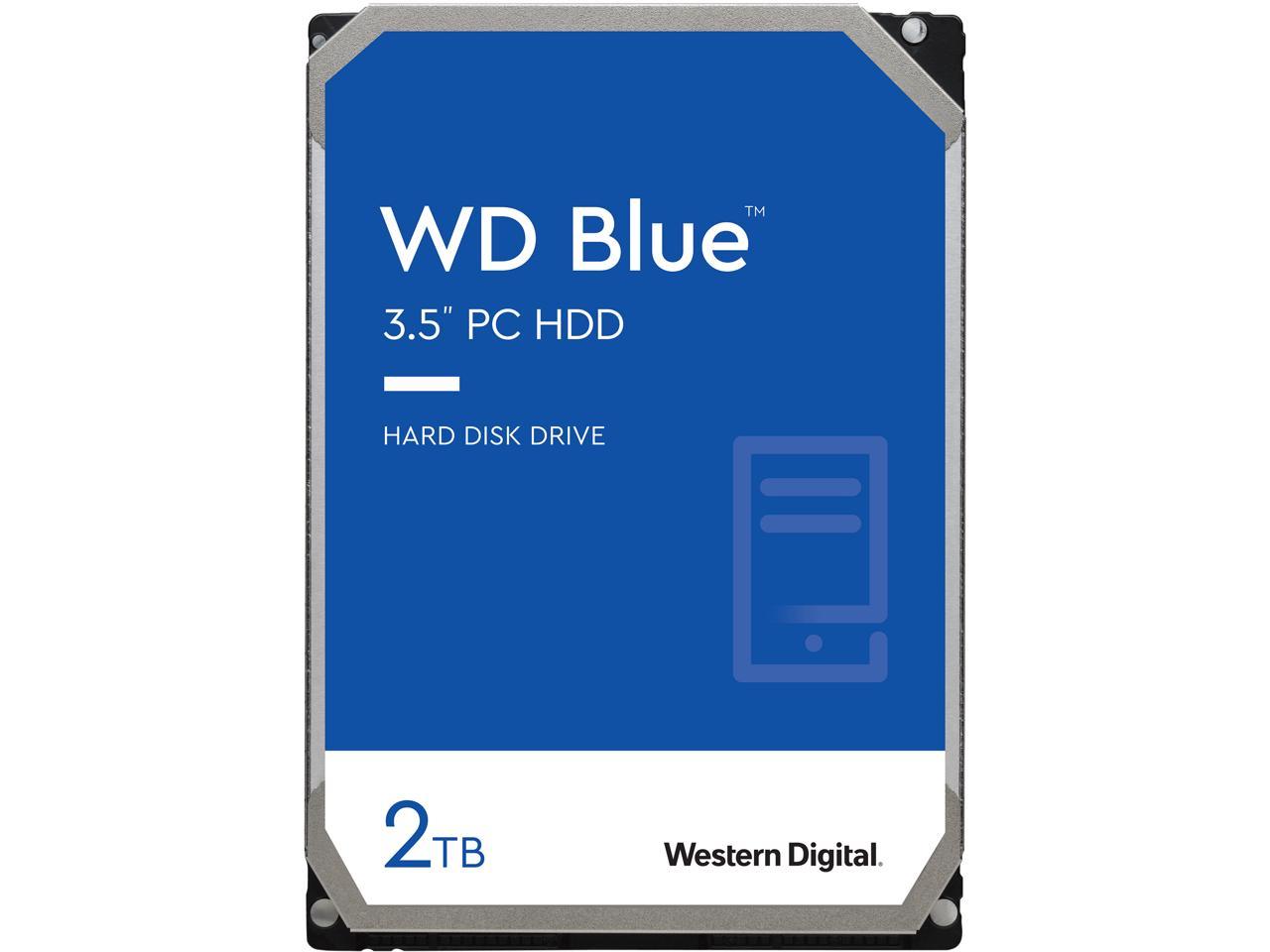 Wd Blue 2Tb Desktop Hard Disk Drive - 5400 Rpm Sata 6Gb/S 64Mb Cache 3.5 Inch - Wd20Ezrz