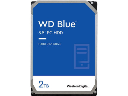 Wd Blue 2Tb Desktop Hard Disk Drive - 7200 Rpm Sata 6Gb/S 256Mb Cache 3.5 Inch - Wd20Ezbx