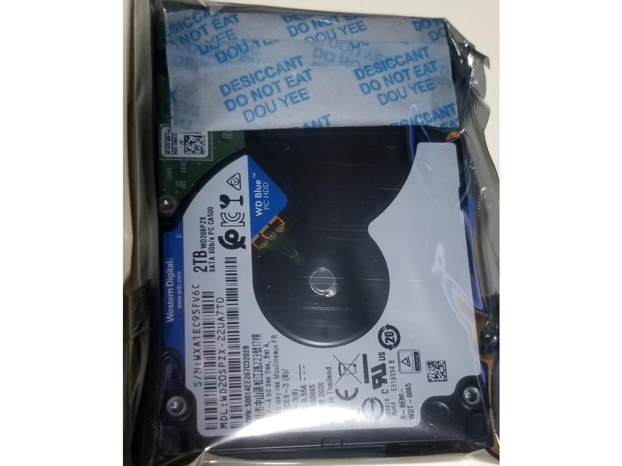 Wd Blue Wd20Spzx 2Tb 5400 Rpm 128Mb Cache Sata 6.0Gb/S 2.5" Internal Notebook Hard Drive