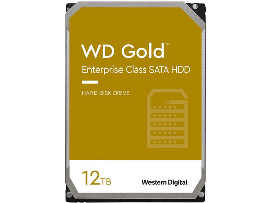 Wd Gold 12Tb Enterprise Class Hard Disk Drive - 7200 Rpm Class Sata 6Gb/S 256Mb Cache 3.5 Inch - Wd121Kryz