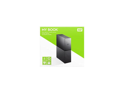 Wd My Book 6Tb Desktop External Hard Drive For Windows/Mac/Laptop, Usb 3.0 Black (Wdbbgb0060Hbk-Nesn)