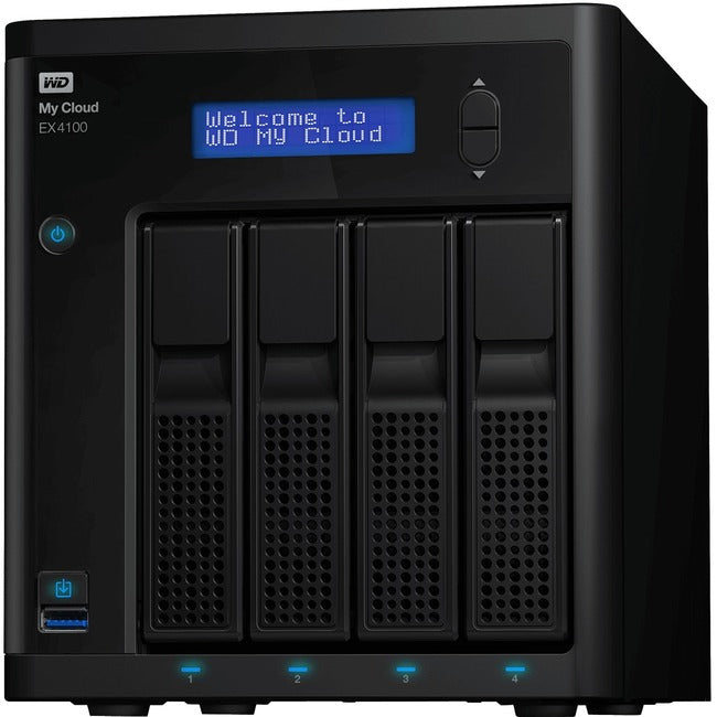 Wd My Cloud Business Series Ex4100, 16Tb, 4-Bay Pre-Configured Nas With Wd Red&Trade; Drives