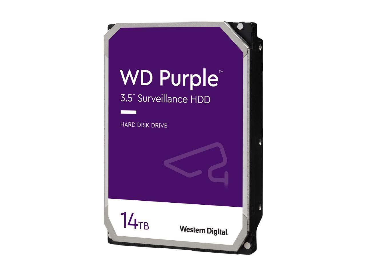 Wd Purple 14Tb 3.5" Sata 7200Rpm Internal Hard Drive Wd140Purz