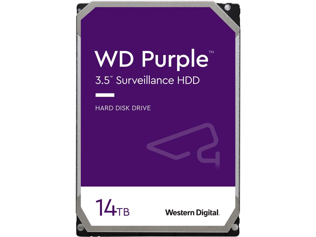 Wd Purple 14Tb 3.5" Sata 7200Rpm Internal Hard Drive Wd140Purz