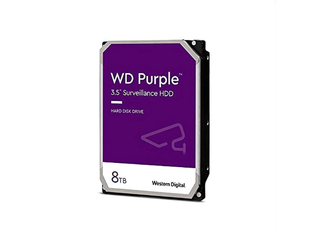 Wd Purple Wd84Purz 8Tb 5640 Rpm 128Mb Cache Sata 6.0Gb/S 3.5" Internal Hard Drive Bare Drive