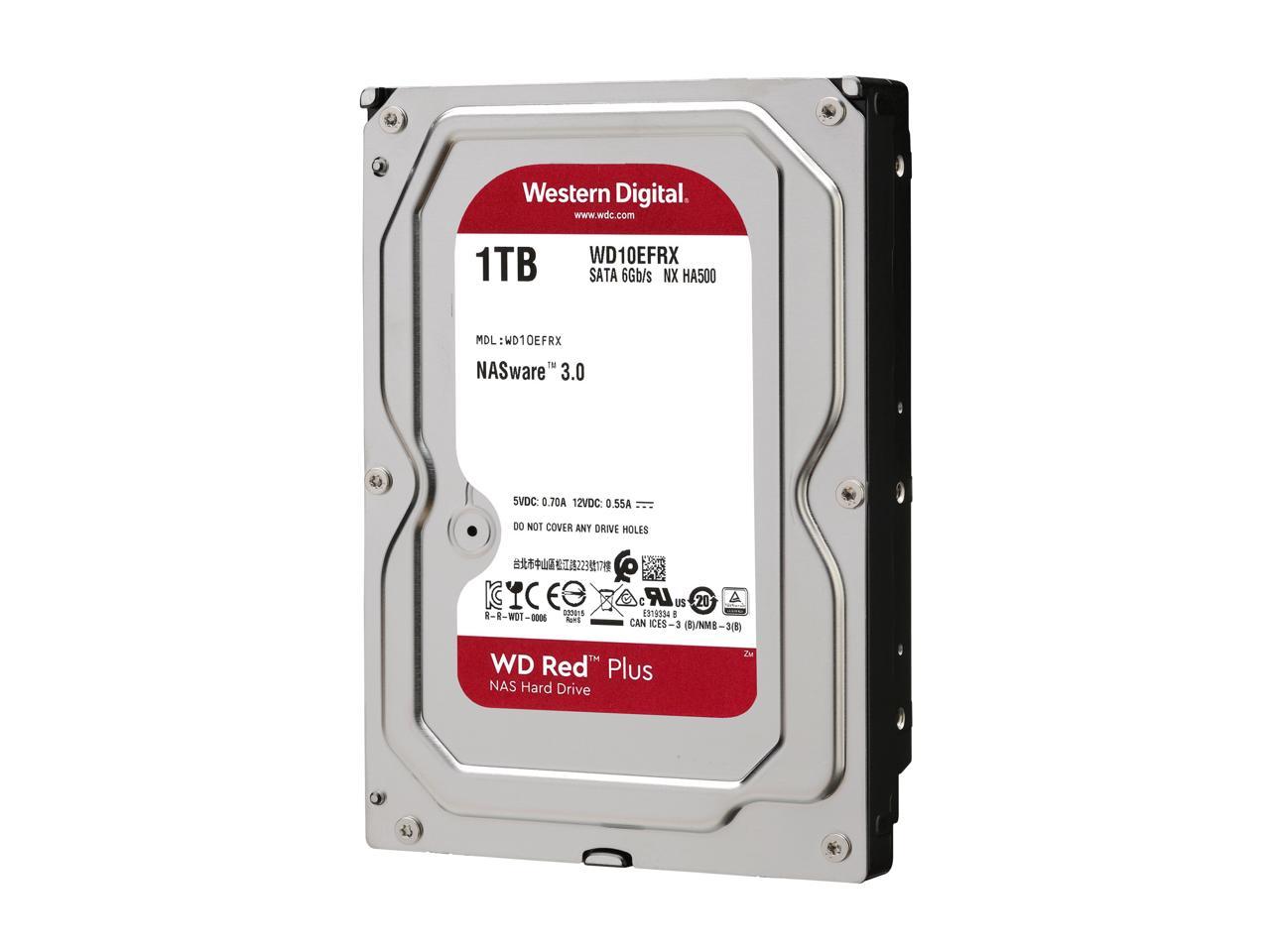 WD10EFRX Wd Red Plus 1Tb Nas Hard Disk Drive - 5400 Rpm Class Sata –  TeciSoft