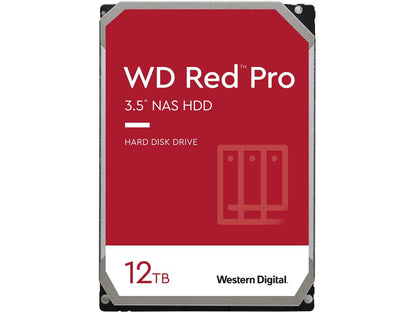 Wd Red Pro Wd121Kfbx 12Tb 7200 Rpm 256Mb Cache Sata 6.0Gb/S 3.5" Internal Hard Drive