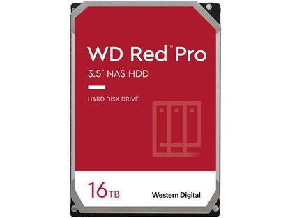 Wd Red Pro Wd161Kfgx 16Tb 7200 Rpm 512Mb Cache Sata 6.0Gb/S 3.5" Internal Hard Drive