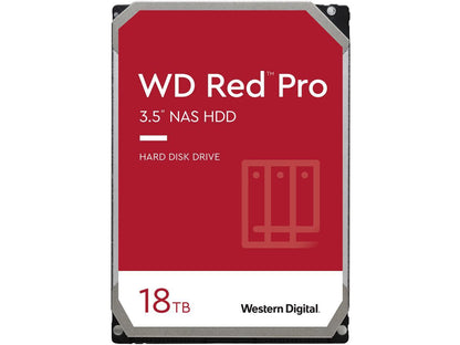 Wd Red Pro Wd181Kfgx 18Tb 7200 Rpm 512Mb Cache Sata 6.0Gb/S 3.5" Internal Hard Drive