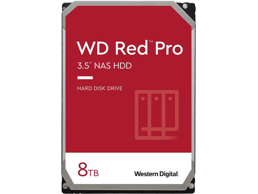 Wd Red Pro Wd8003Ffbx 8Tb 7200 Rpm 256Mb Cache Sata 6.0Gb/S 3.5" Internal Hard Drive Bare Drive