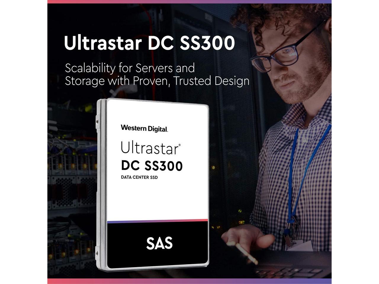 Wd Ultrastar Ss300 480Gb Sas 12Gb/S 3D Tlc 2.5-Inch Data Center Ssd — Hustr7648Ass200