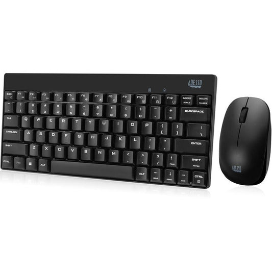 Wrls Mini Keyboard/Mouse,2.4 Ghz Spill Resistant