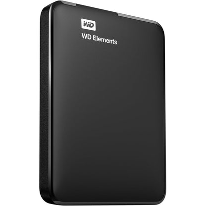 Wd 1Tb Elements Portable Storage Usb 3.0 Model Wdbuzg0010Bbk-Wesn Black