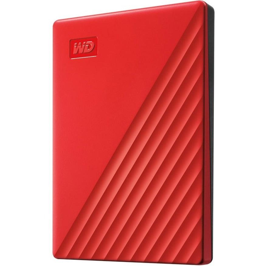 Wd 2Tb My Passport Portable Storage External Hard Drive Usb 3.2 For Pc/Mac Red (Wdbyvg0020Brd-Wesn)