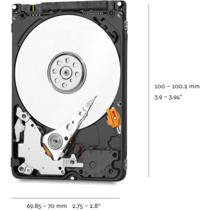 Wd Blue Wd20Spzx 2Tb 5400 Rpm 128Mb Cache Sata 6.0Gb/S 2.5" Internal Notebook Hard Drive