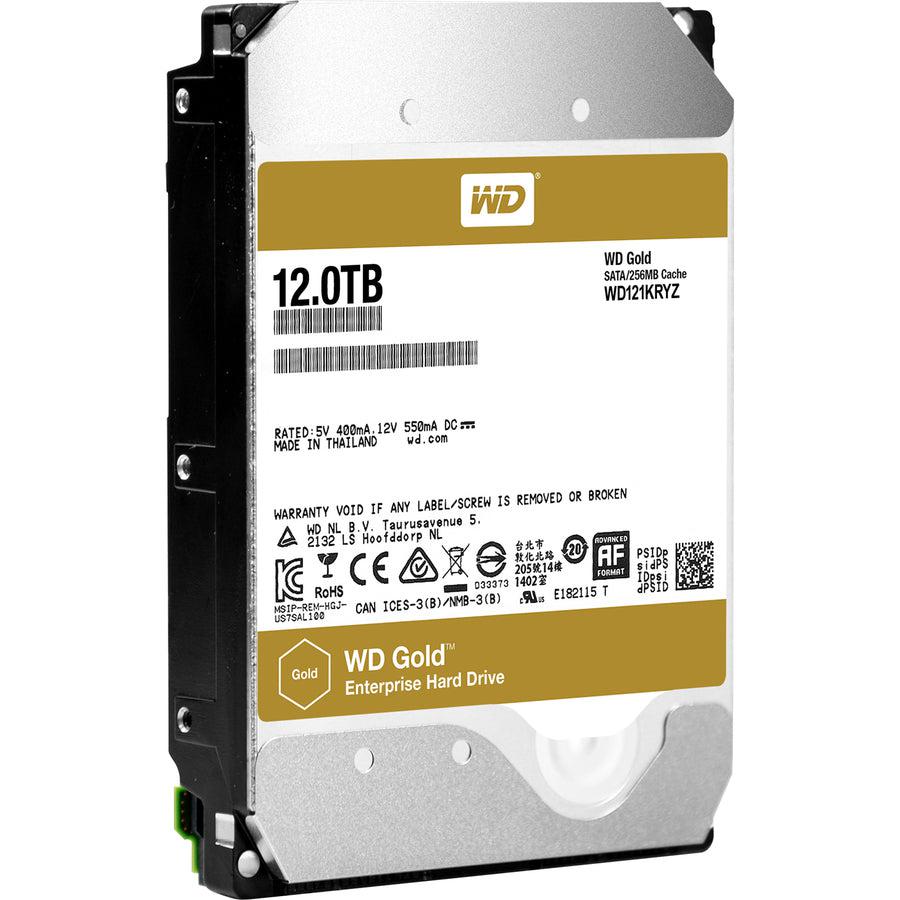 Wd Gold 12Tb Enterprise Class Hard Disk Drive - 7200 Rpm Class Sata 6Gb/S 256Mb Cache 3.5 Inch - Wd121Kryz