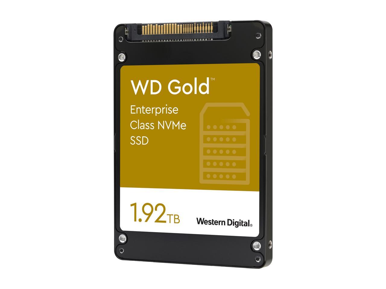 Western Digital Gold Wds192T1D0D 2.5" U.2 1.92Tb Pci-Express 3.1 X4, Nvme 1.3 Enterprise Solid State Drive