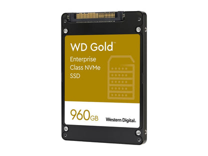 Western Digital Gold Wds960G1D0D 2.5" U.2 960Gb Pci-Express 3.1 X4, Nvme 1.3 Enterprise Solid State Drive