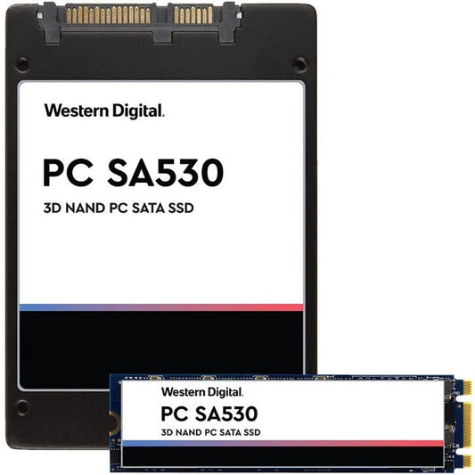 Western Digital Pc Sa530 512 Gb Solid State Drive - 2.5" Internal - Sata (Sata/600) Sdatb8Y-512G