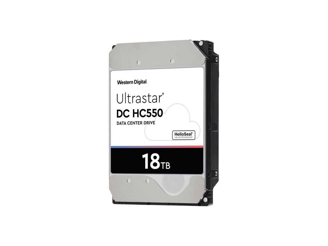 Western Digital Ultrastar Dc Hc550 18Tb 512Mb 7200Rpm Sas 12Gb/S Ultra 512E Se P3 Enterprise 3.5" Internal Hard Drive