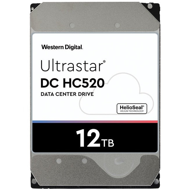 Western Digital Ultrastar He12 Huh721212Al5205 12 Tb Hard Drive - 3.5" Internal - Sas (12Gb/S Sas)