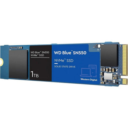 Western Digital Wd Blue Sn550 Nvme M.2 2280 1Tb Pci-Express 3.0 X4 3D Nand Internal Solid State Drive (Ssd) Wds100T2B0C